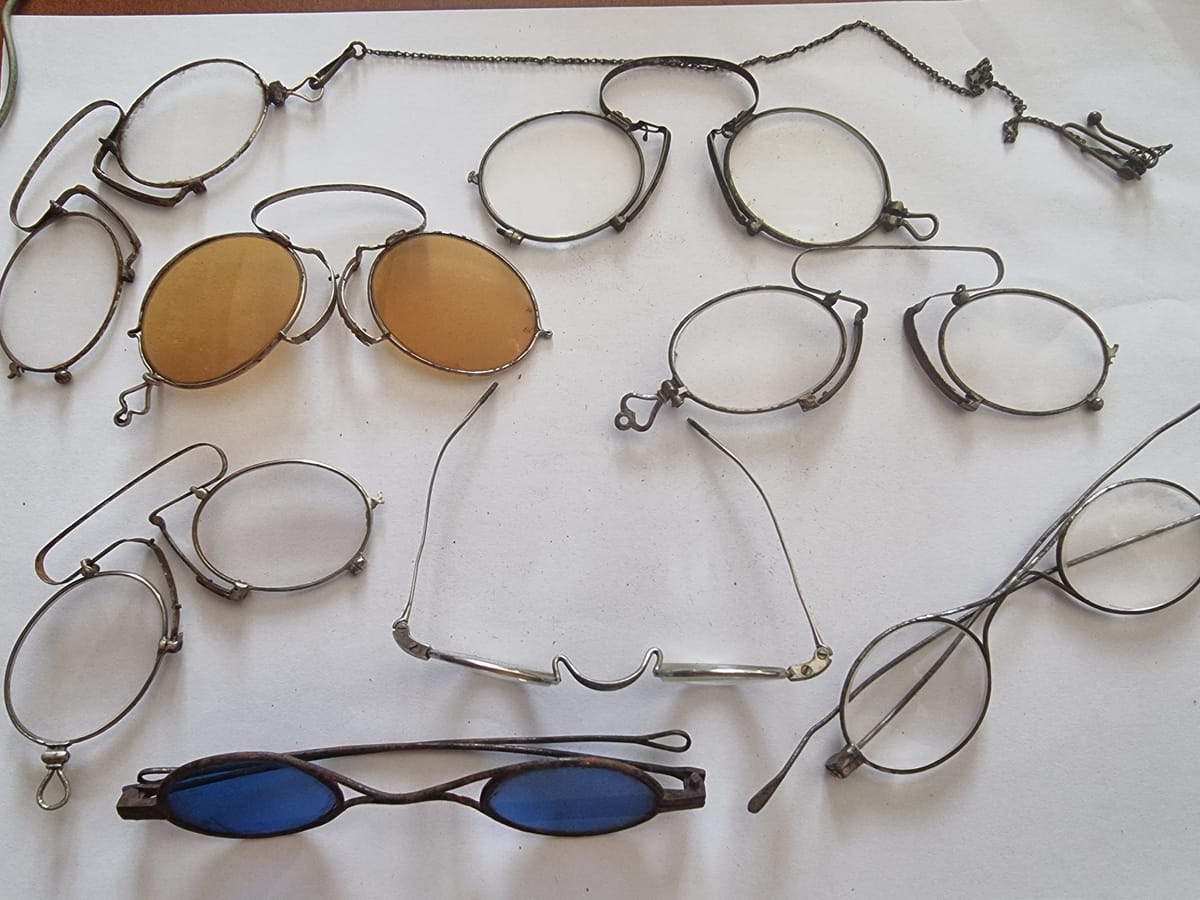 Collezione antichi occhiali di Alessio Paladini